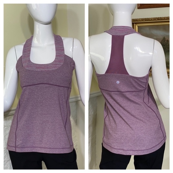 Lululemon Racerback Purple tank. - Picture 3 of 3